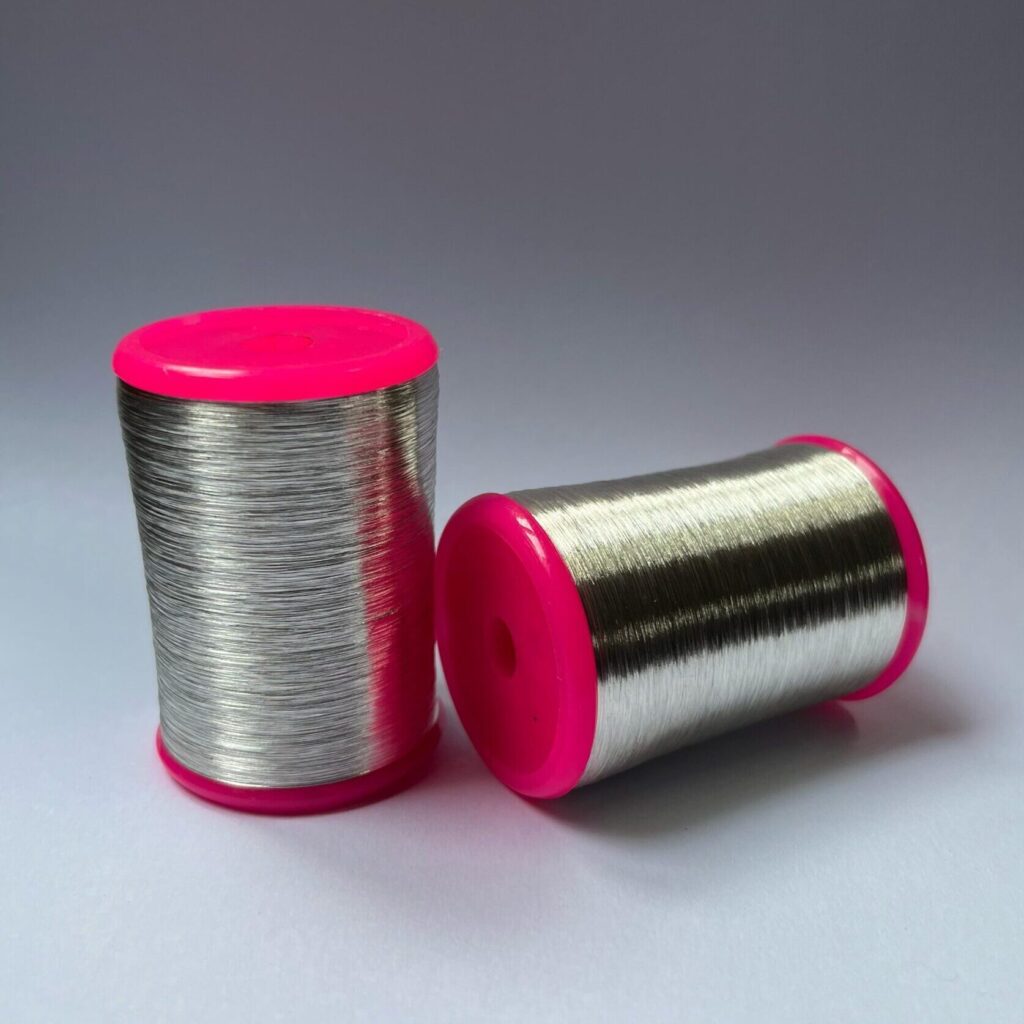 SIlver Silk ( Double Coating) Zari